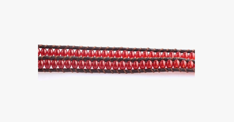 Red Desert Hex Wrap Bracelet - FREE SHIP DEALS
