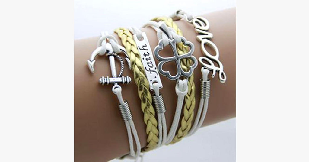 Love Flower Faith Anchor - FREE SHIP DEALS