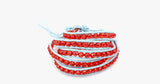 Red Gem Wrap Bracelet