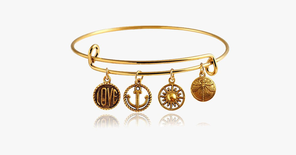 Wanderlust Charm Bangle - FREE SHIP DEALS