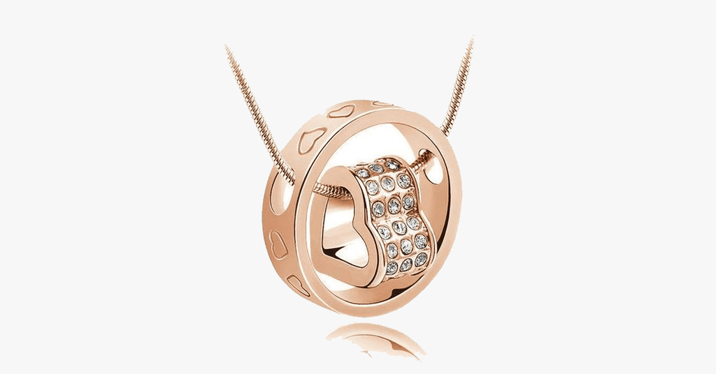 Forever Heart Pendant - Yellow Gold - FREE SHIP DEALS