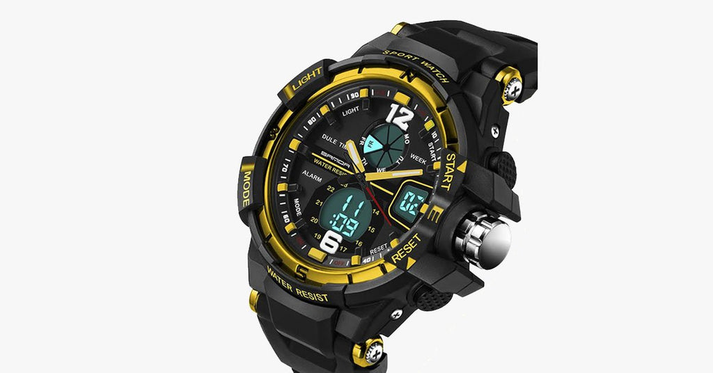 Men's Yellow Sport Watch