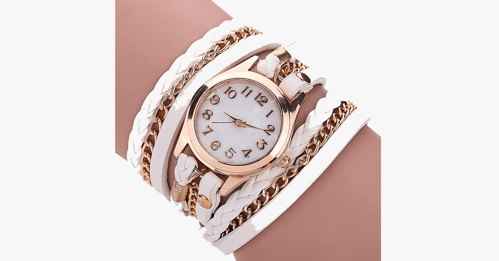 Gold Dial Quartz Watch