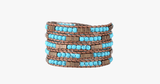 Egyptian Turquoise Wrap Bracelet - FREE SHIP DEALS