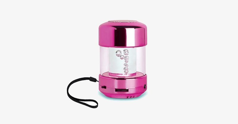 LED Bubble Speaker with Color-Morphing Light-Up Bubbles