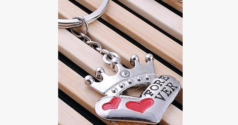 King and Queen Keychain - FREE SHIP DEALS