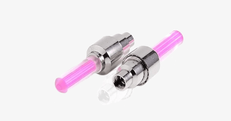 2 Pack - Motion Activated LED Valve Stem Lights - Assorted Colors - FREE SHIP DEALS
