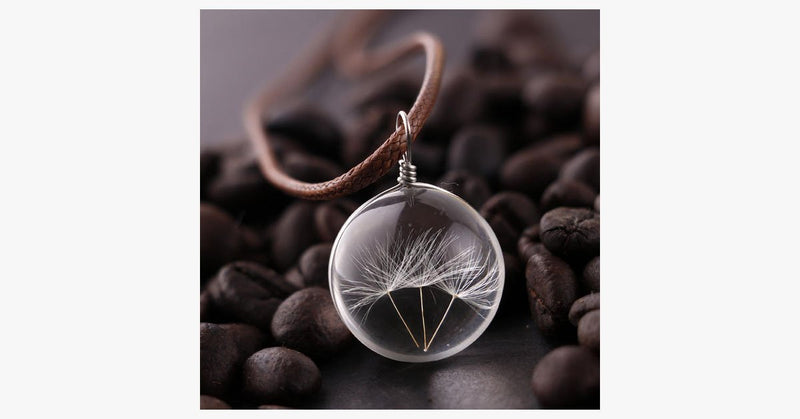 Crystal Glass Ball Wish Pendant - FREE SHIP DEALS