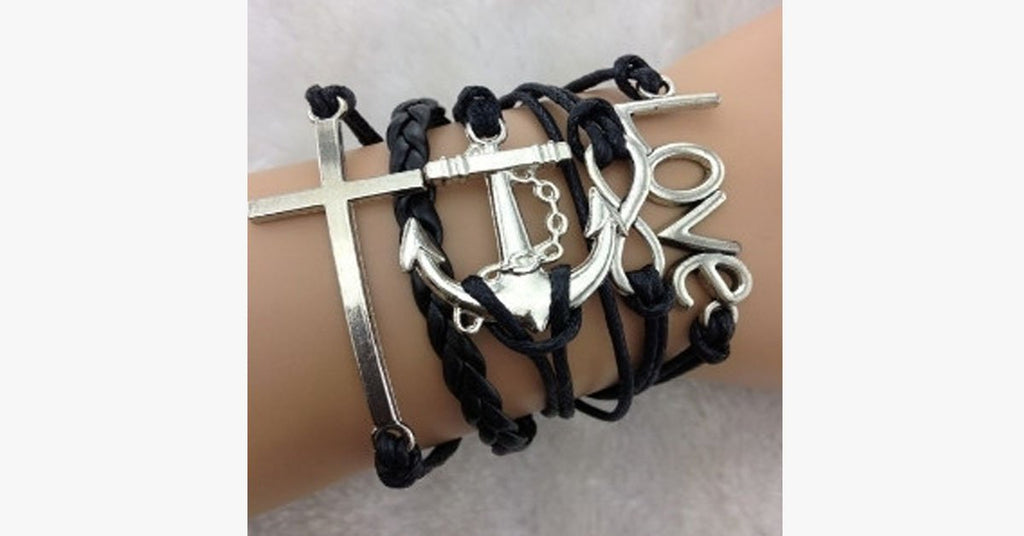 Love Infinity Anchor Cross - FREE SHIP DEALS