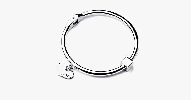 Big Sis Lil Sis Charm Bangle Set - FREE SHIP DEALS