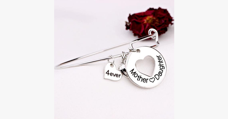 Mother Daughter Love Charm Bangle - FREE SHIP DEALS