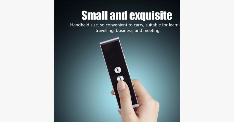 Multi-Language Portable Smart Voice Translator