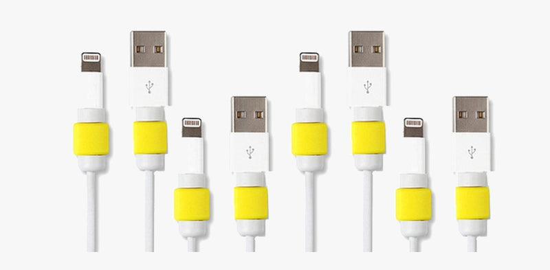 Lightning Cable Protectors - 6 Pack
