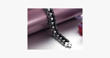 Black Strip Stainless Steel Bracelet - FREE SHIP DEALS