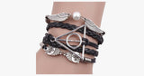 Black Deathly Hallows Bracelet - FREE SHIP DEALS