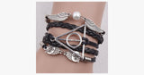 Black Deathly Hallows Bracelet - FREE SHIP DEALS