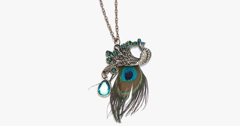 Peacock Feather Pendant