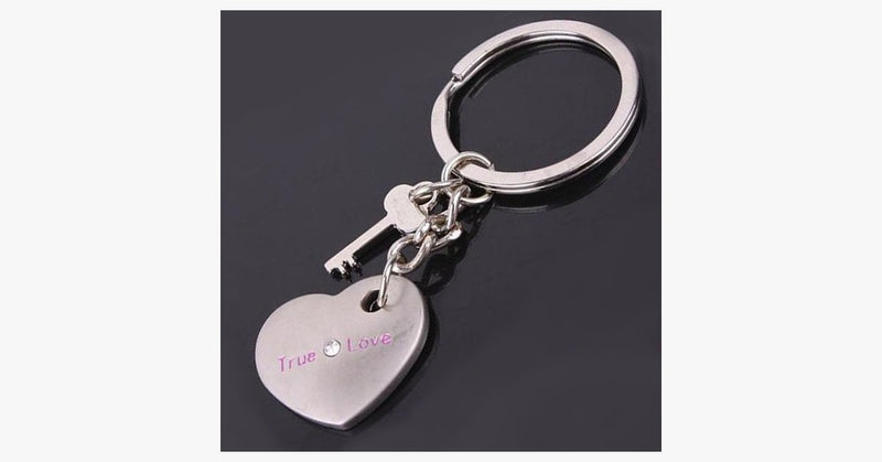 Couple's Key and Lock Keychain - FREE SHIP DEALS