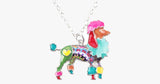 Poodle Dog Pendant Necklace