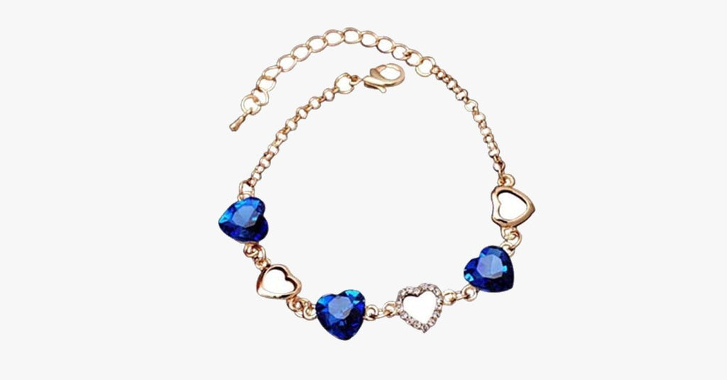 Crystal Heart Bracelet - FREE SHIP DEALS
