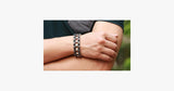 Black Strip Stainless Steel Bracelet - FREE SHIP DEALS
