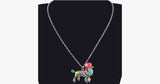 Poodle Dog Pendant Necklace