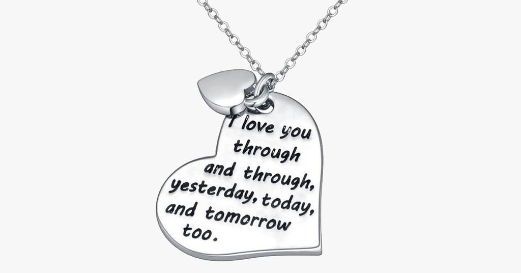 Heart-I Love You Through and Through, Yesterday, Today and Tomorrow Too - FREE SHIP DEALS