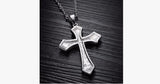 Men's Cross Dotted Pendant