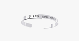 18k Gold Plated - I Love You More Bangle - FREE SHIP DEALS