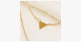 Double Layer Long Triangle Pendant - FREE SHIP DEALS