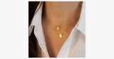 Double Layer Round Pendant Necklace - FREE SHIP DEALS