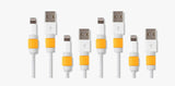 Lightning Cable Protectors - 6 Pack