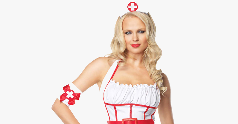 On Call Nurse Halloween Costume - FREE SHIP DEALS
