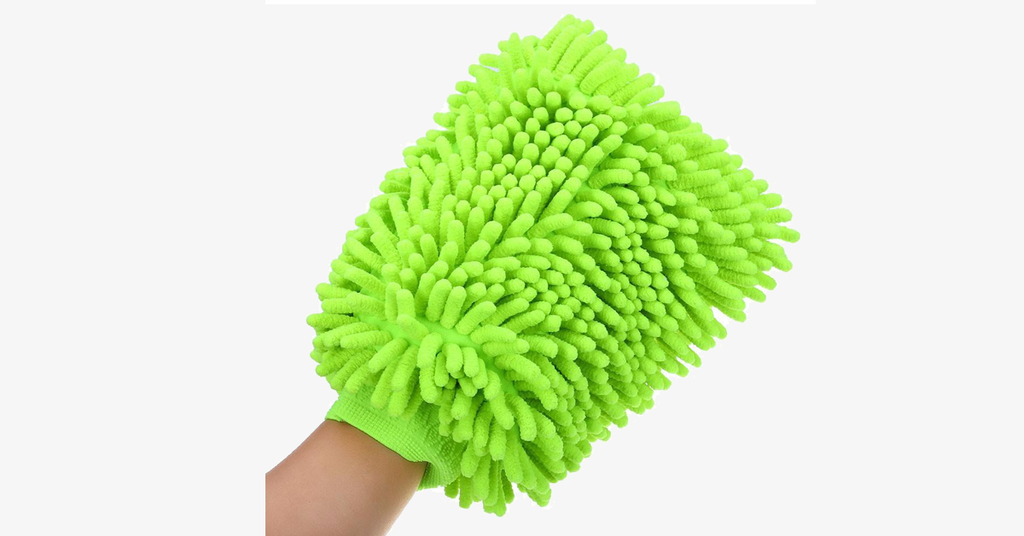 Microfiber Car-Washing Gloves