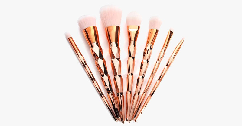 Gold Jewel Mermaid Brush Set - FREE SHIP DEALS