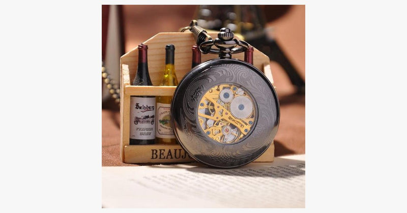 Black Vine Pocket Watch - FREE SHIP DEALS