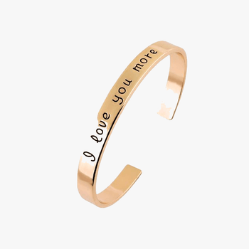 18k Gold Plated - I Love You More Bangle - FREE SHIP DEALS