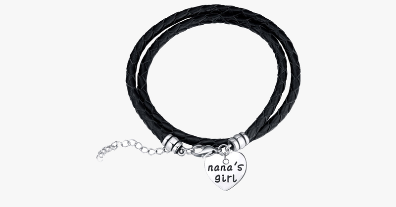 Nana's Girl Hand Stamped Bracelet Set - FREE SHIP DEALS