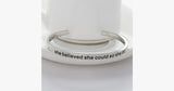 She Believed She Could So She Did Cuff Bangle