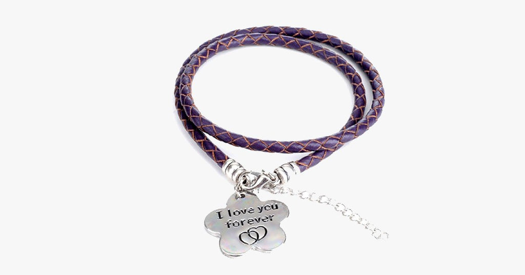 I Love You Forever - Hand Stamped Bracelet - FREE SHIP DEALS