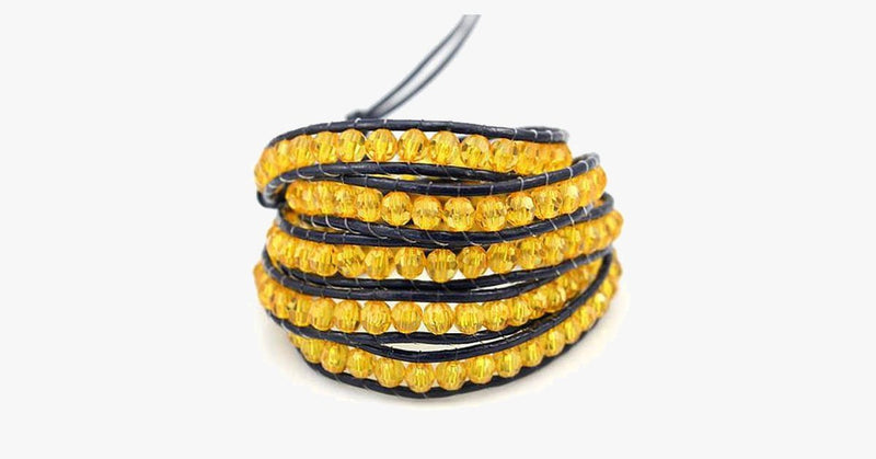 Yellow Midas Wrap Bracelet - FREE SHIP DEALS