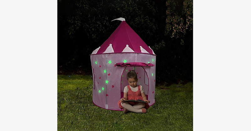 Glow In The Dark Castle Tent House - FREE SHIP DEALS