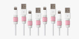 Lightning Cable Protectors - 6 Pack