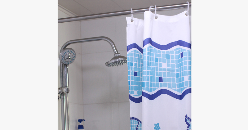 Waterproof Shower Curtain - Fish Design - FREE SHIP DEALS