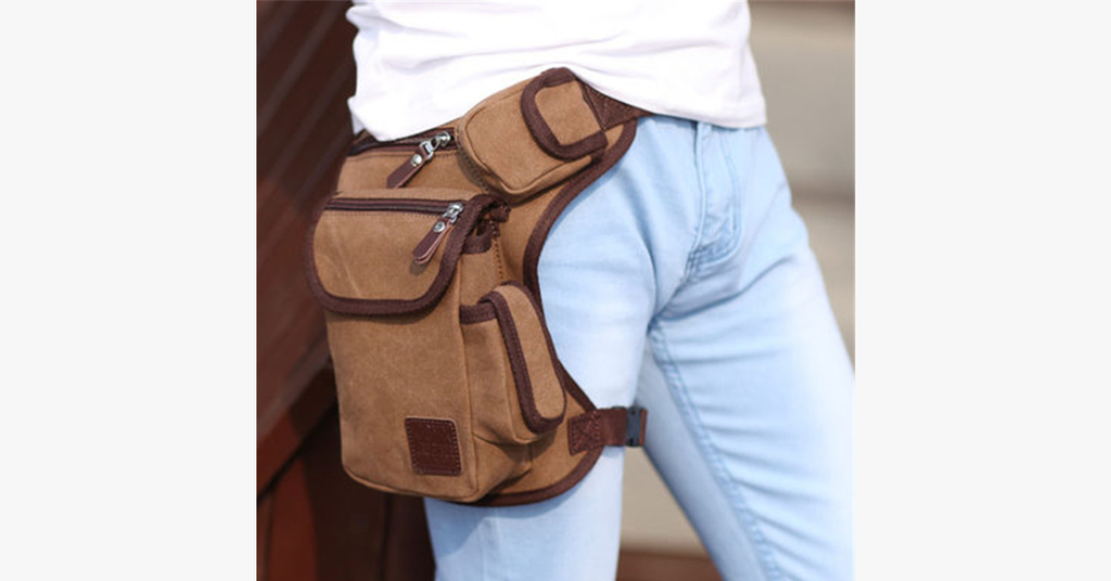 Multifunction Outdoor Cotton Sport Leg Bag Canvas Waist Bag Money Belt Fanny Pack - FREE SHIP DEALS