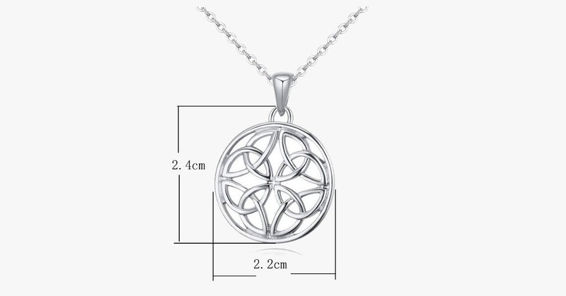 Celtic Knot Silver Pendant - FREE SHIP DEALS