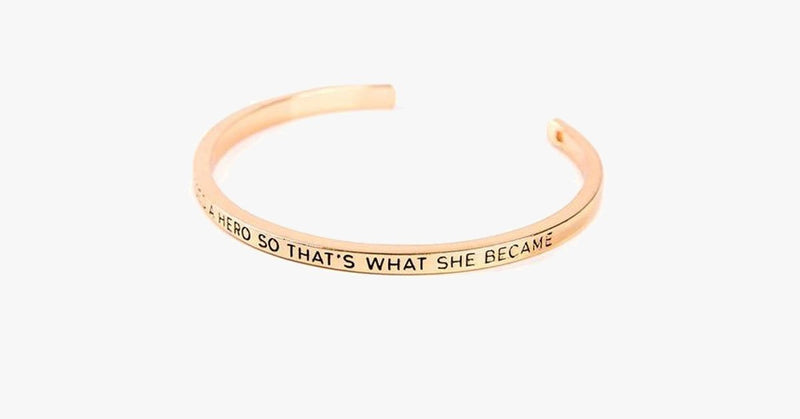 She Needed A Hero Cuff Bangle