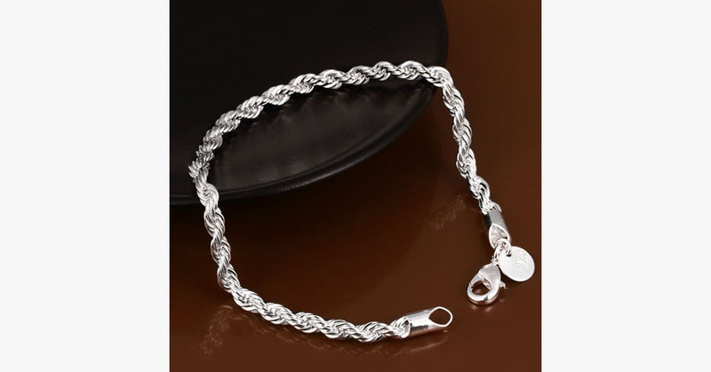 Twisted Singapore Chain Bracelet - FREE SHIP DEALS
