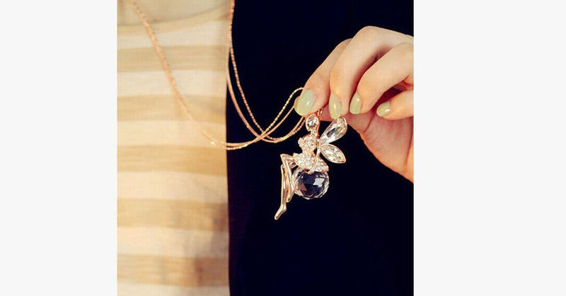 Angel Wing Fairy Necklace - FREE SHIP DEALS