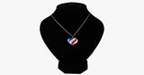 USA Flag Heart Pendant - FREE SHIP DEALS